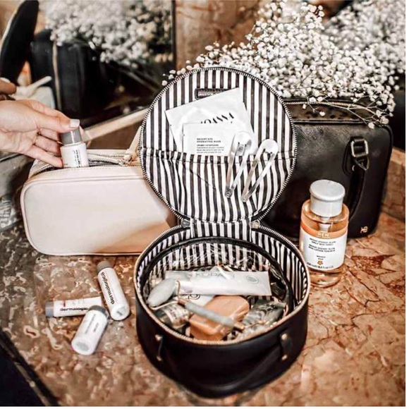 🆕Round Travel Toiletries Bag Carry On Case - Picture 6 of 8